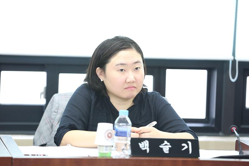제270회 제5차 환경경제안전위원회(백슬기 위원) 사진