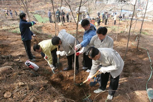 식목행사 사진
