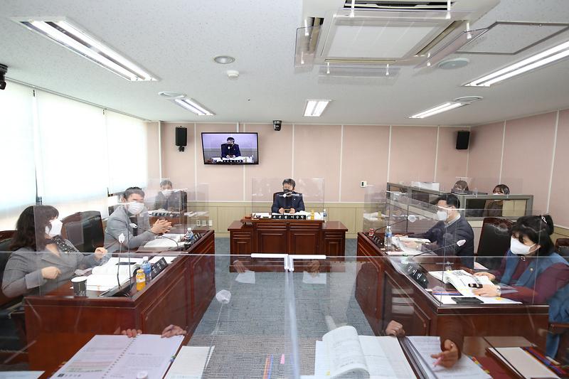 제242회 인천광역시 서구의회 임시회 제3차 환경경제위원회(2021.02.19.) 사진