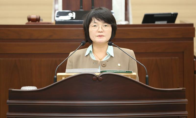 제283회 임시회 제2차 본회의 양환옥 의원 5분 자유발언 사진
