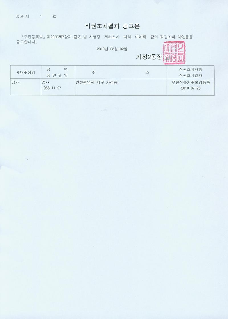 직권조치결과 공고문(20100802).jpg 이미지