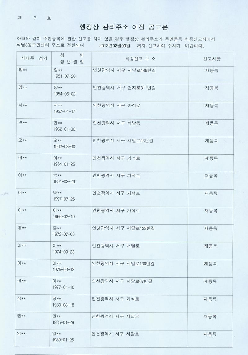 행정상 관리주소 이전 공고문(2차)001.jpg 이미지
