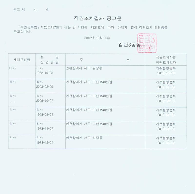 직권조치 결과 공고문001.jpg 이미지