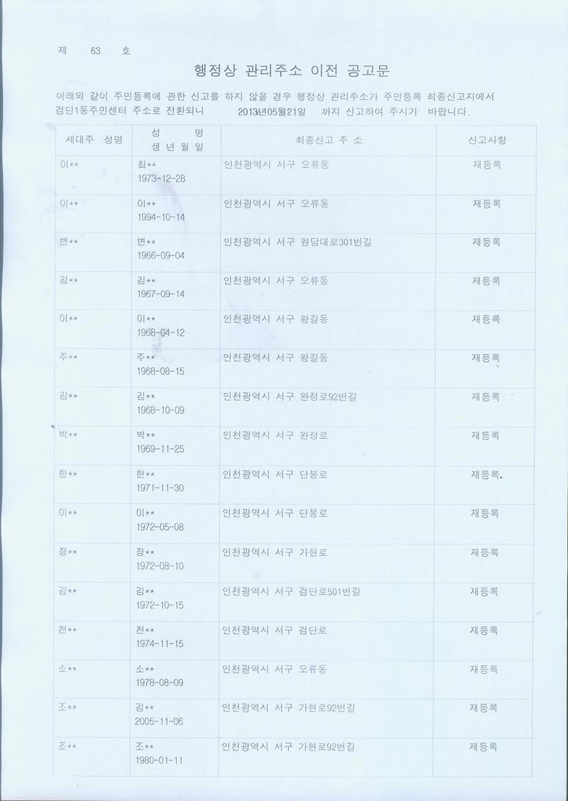 행정 관리주소이전공고문(1차)2p.jpg 이미지