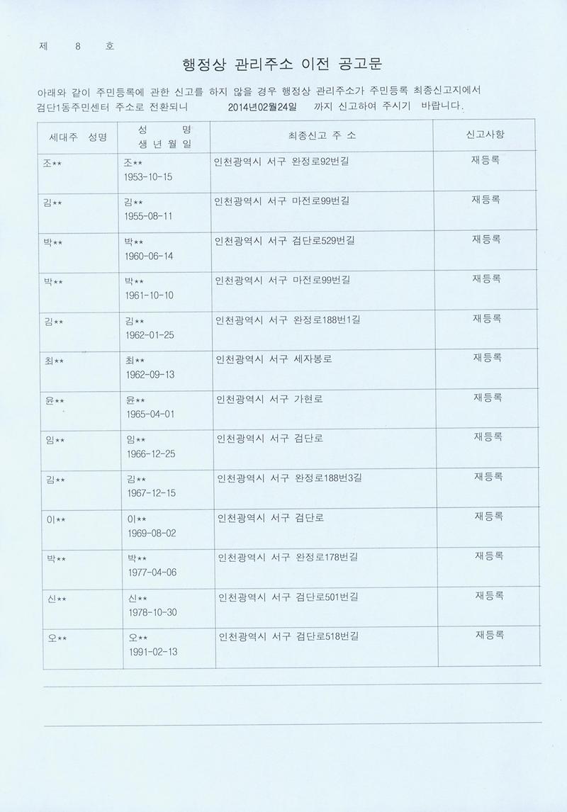 행정상 관리주소 이전 공고문 001.jpg 이미지