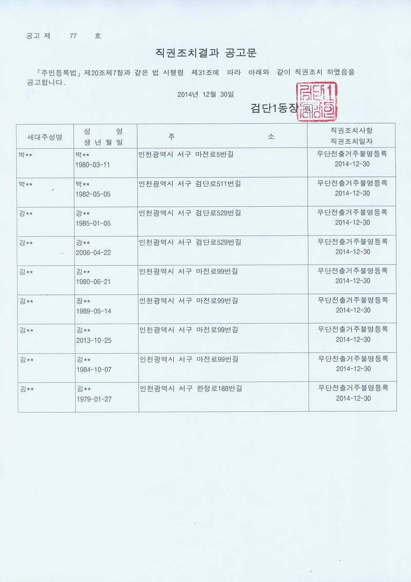 직권조치결과 공고문.jpg 이미지