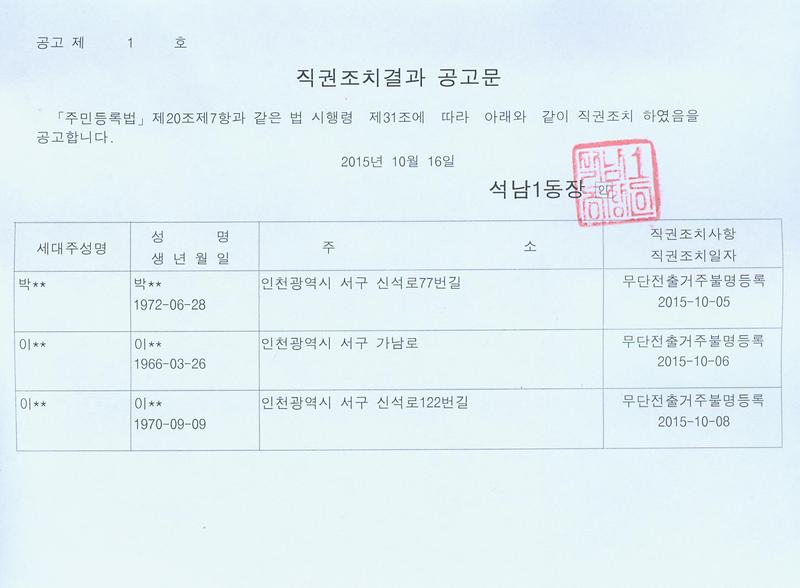 직권조치결과공고( 이 외2세대).jpg 이미지