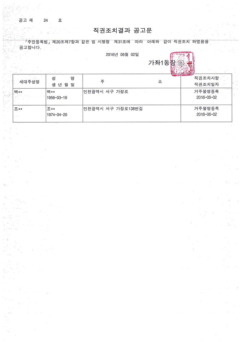 직권거주불명등록이전공고문.jpg 이미지