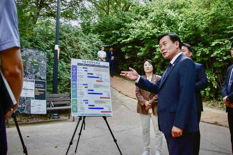 20260701 장고개로 도로개설 추진 현장 방문 사진
