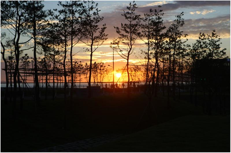 정서진 낙조 사진