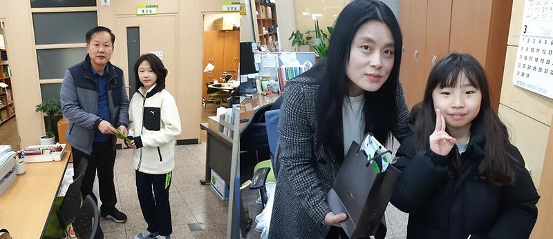 “초등학생도_왔어요!”...당하동_초등생_2명,_‘코로나19_퇴치’_기부_동참__수정보도자료-1_좌(최혜린_학생),우(남소람_학생).jpg 이미지