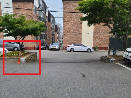 신현원창동 행정복지센터 진출입로 개선공사 시행 전 현장사진
