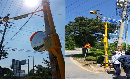 금곡동 신동마을 방범 카메라 설치 시행 후 현장사진