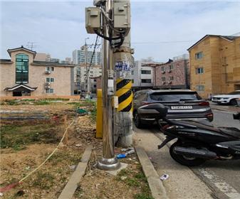 쓰레기 무단투기 단속 CCTV 설치 시행 전 현장사진