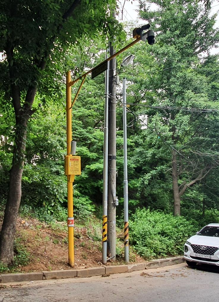 2021년 신규 방범 CCTV 설치 시행 후 현장사진