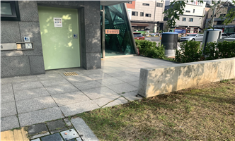 반려견 야외 목줄거치대 설치 시행 전 현장사진