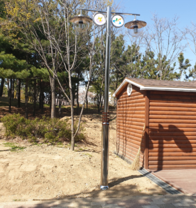 석남완충녹지 내 CCTV 및 공원등 추가 설치 시행 후 현장사진