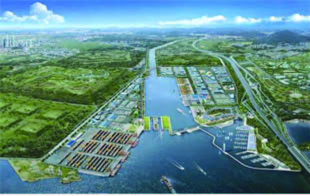 Incheon Terminal Logistics Complex in the Keyongin Port of the Kyeongin Ara Waterway 1