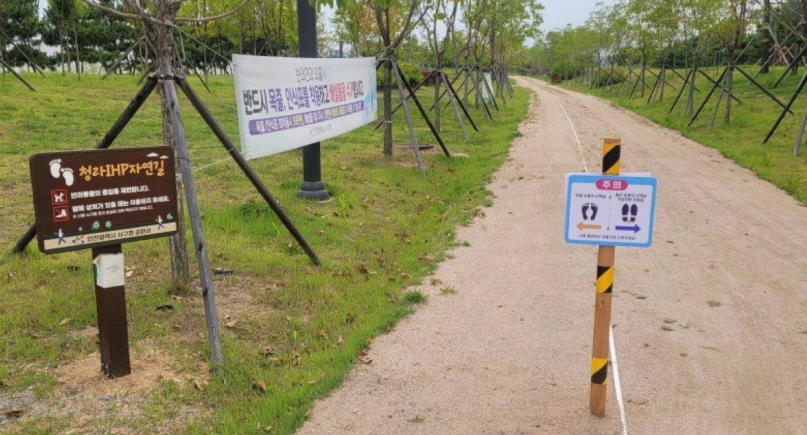 청라115호 완충녹지 사진
